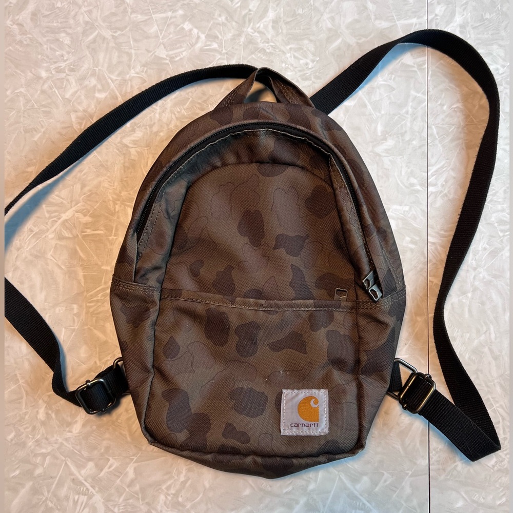 Mini Carhartt Brown Camo Backpack